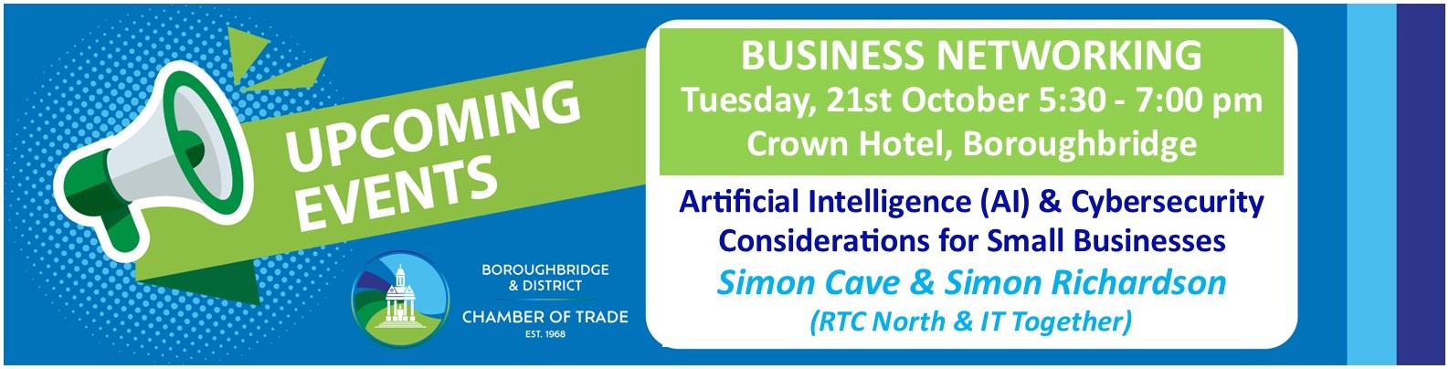 Upcoming Events Banner AI and Cybersecurity