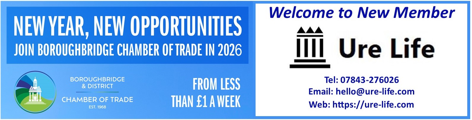 Upcoming Events Banner Ure Life